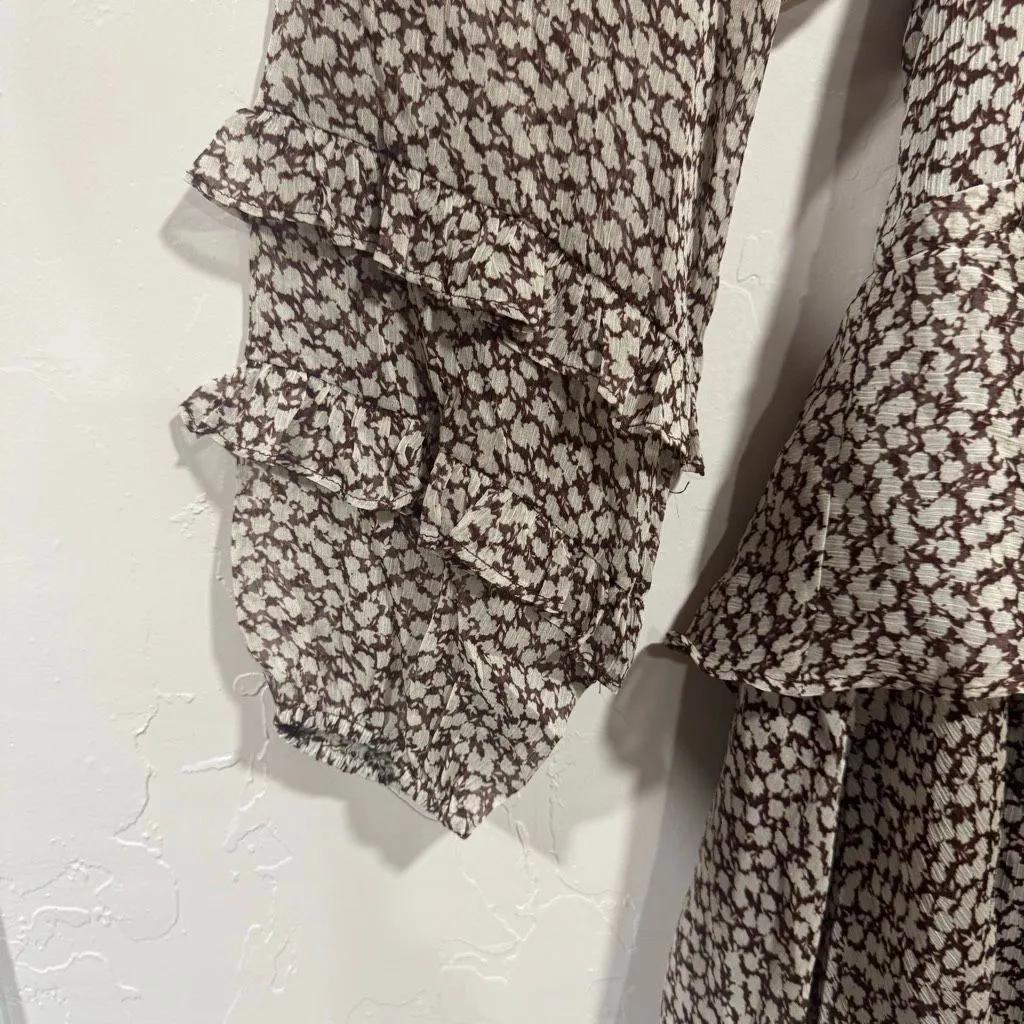 New Vici Junae Printed Ruffle Mini Dress - Image 5