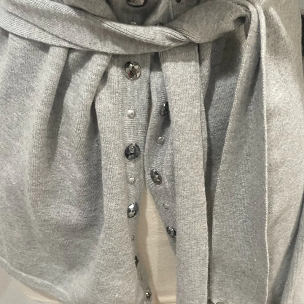 Cache  GRAY EMBELLISHED CARDIGAN - Image 8