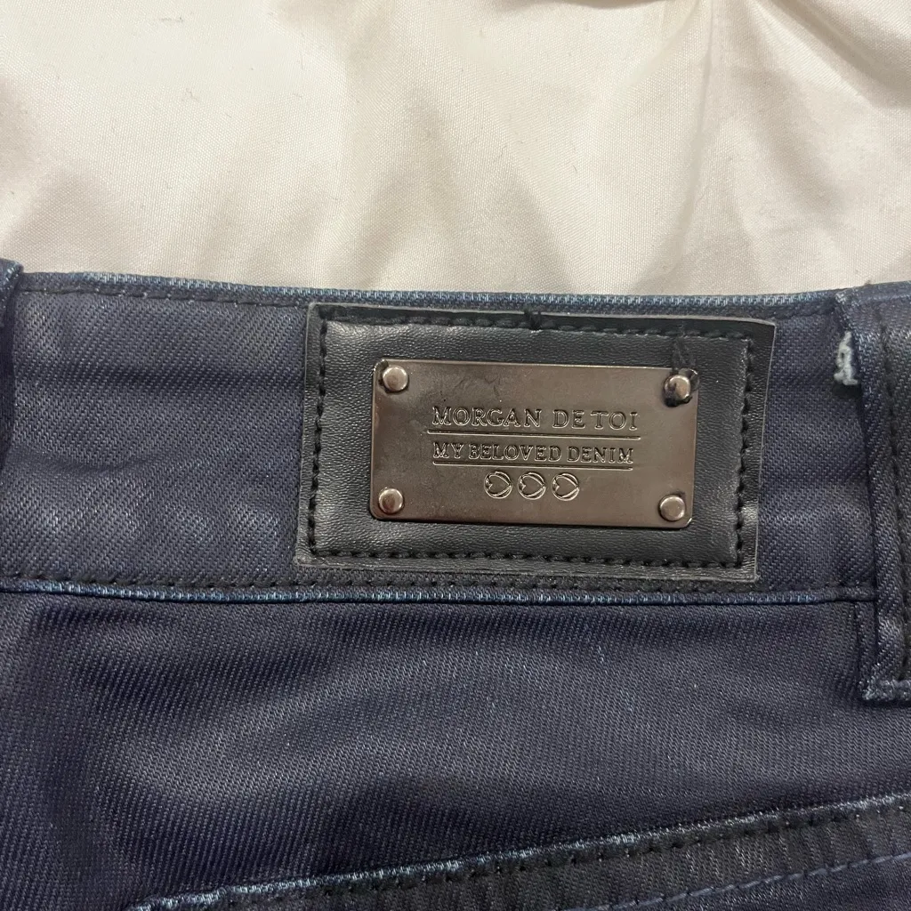 Morgan de Toi Marine Blue Apparel Size 27 - Image 6