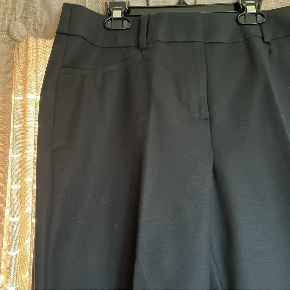 NWT Ann Taylor LOFT Black The Riviera Pant Cropped Julie Fit Size 6 - Image 5