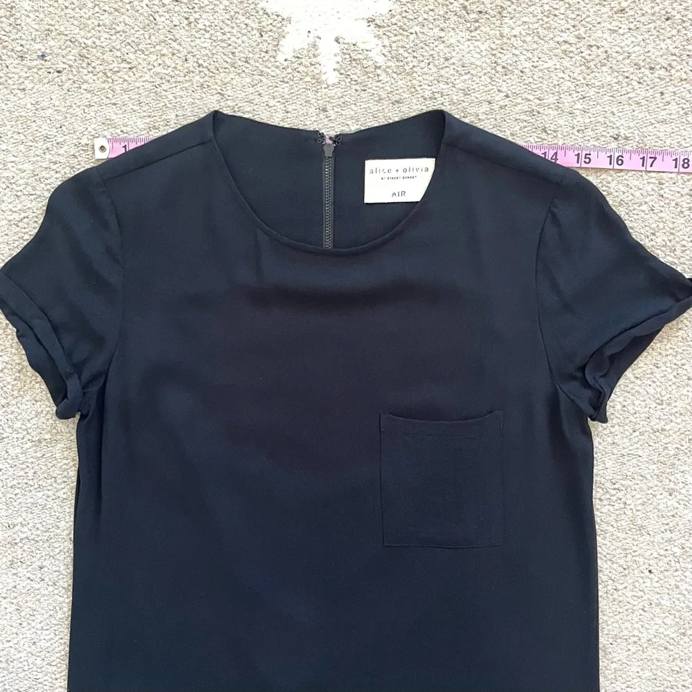 Alice + Olivia AIR Black Cutout Back T-Shirt Maxi Dress Size 0 - Image 7