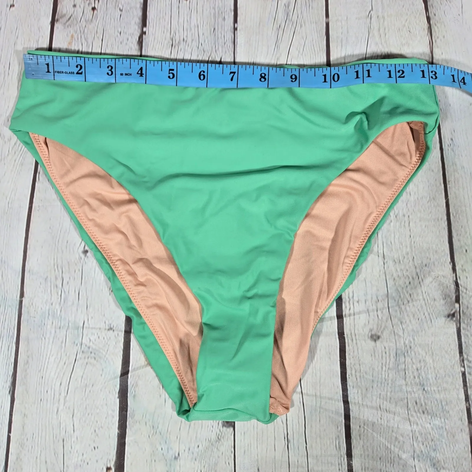 J. Crew High-rise bikini bottom in Canteen‎ Green M NWT - Image 7
