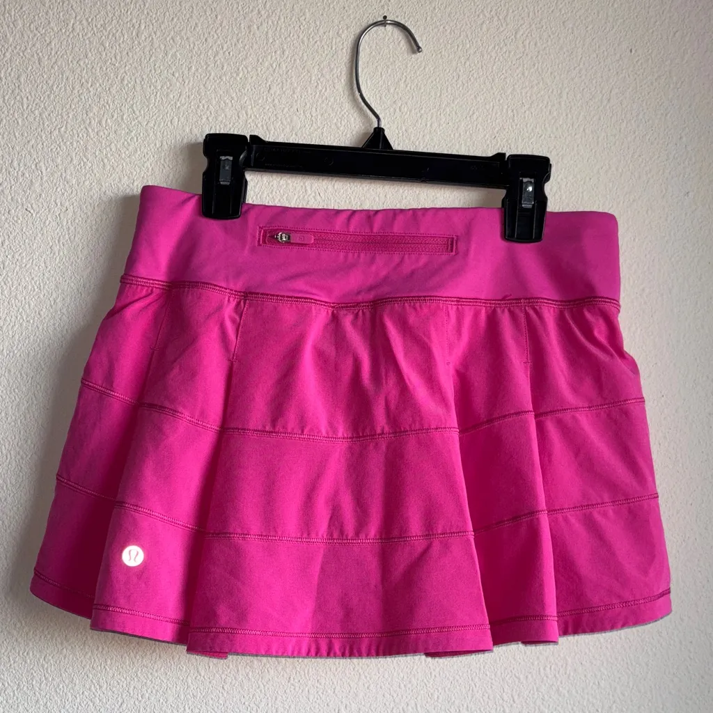 LULULEMON Sonic Pink Pace Rival Skirt Size 4 - Image 2