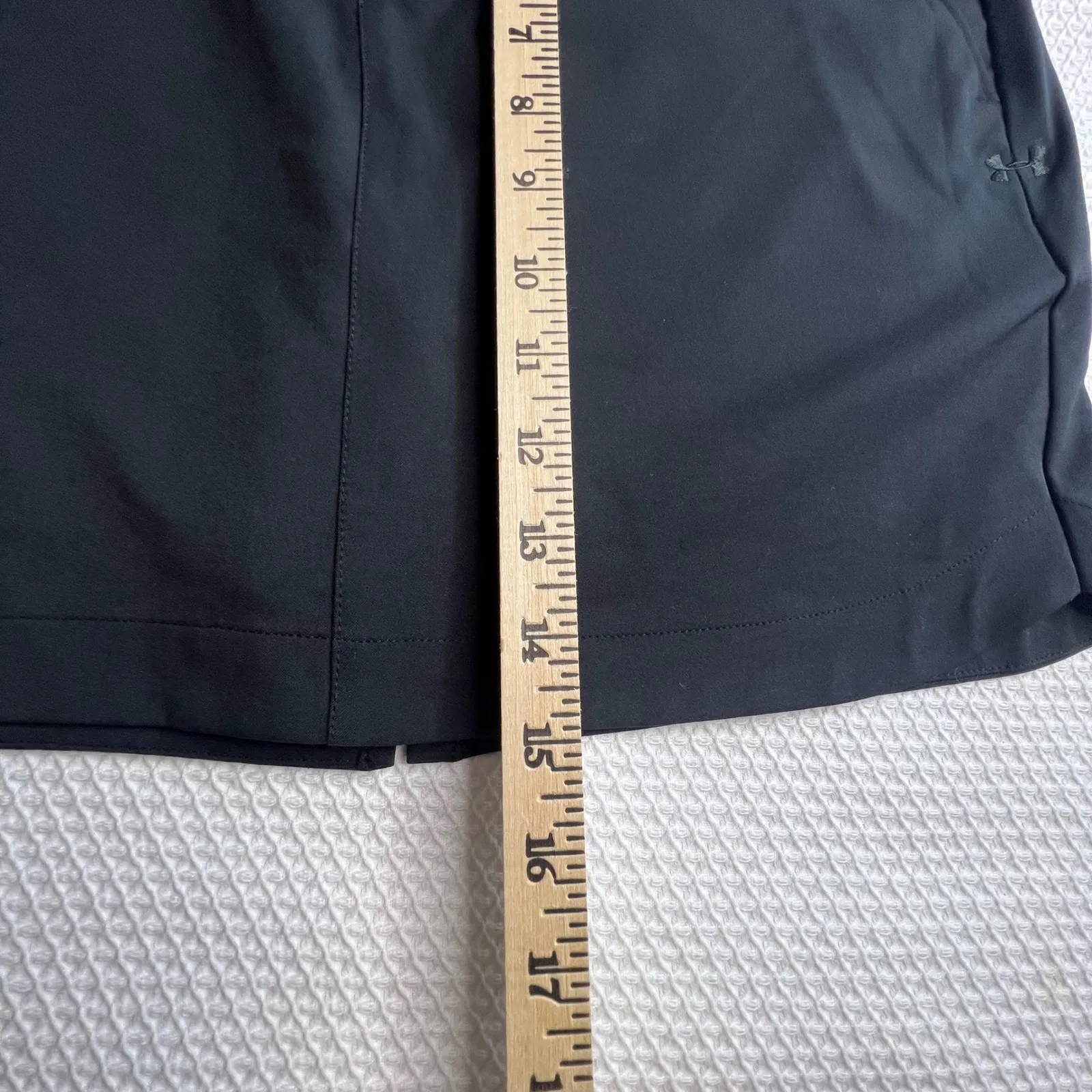 Under Armour Women's Skort Black HeatGear Golf Skirt with Built-in Shorts Size 4 - Image 7