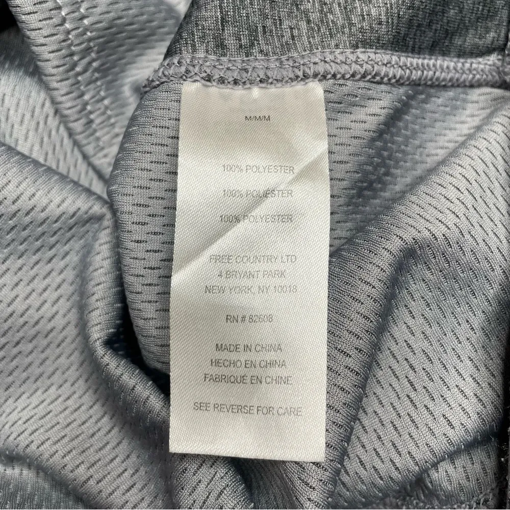 Free 2 Be By Grey Birdseye Hoodie Sweatshirt Medium - Image 7