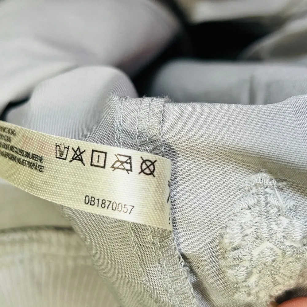 NEW Free People Free People Fp Movement Mesmerize Me Pant Silver Metallic Sz Lg - Image 9