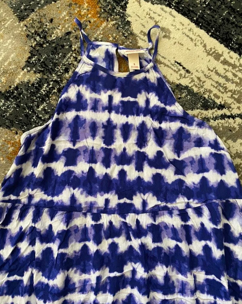 Blue Tie Dye Dress  - Image 3