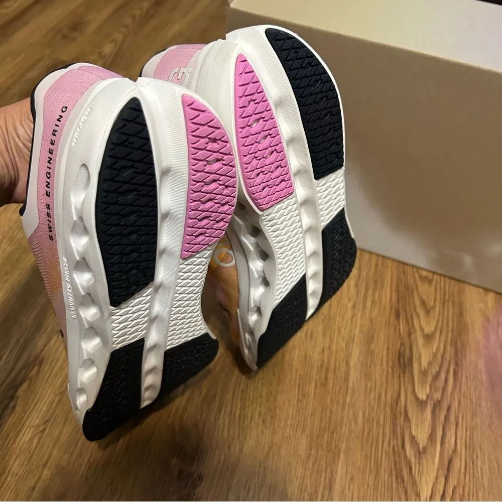 ON CLOUDSURFER Next Tangerine Ivory running lace up shoes sneakers women’s 7 new Orange - Image 5