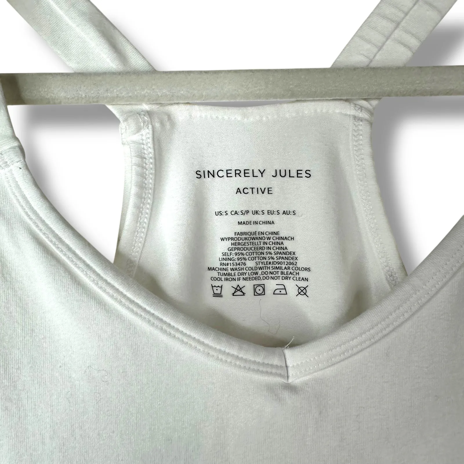 Sincerely Jules Active White Pull-On Athletic Tennis Mini Dress Romper Small - Image 3