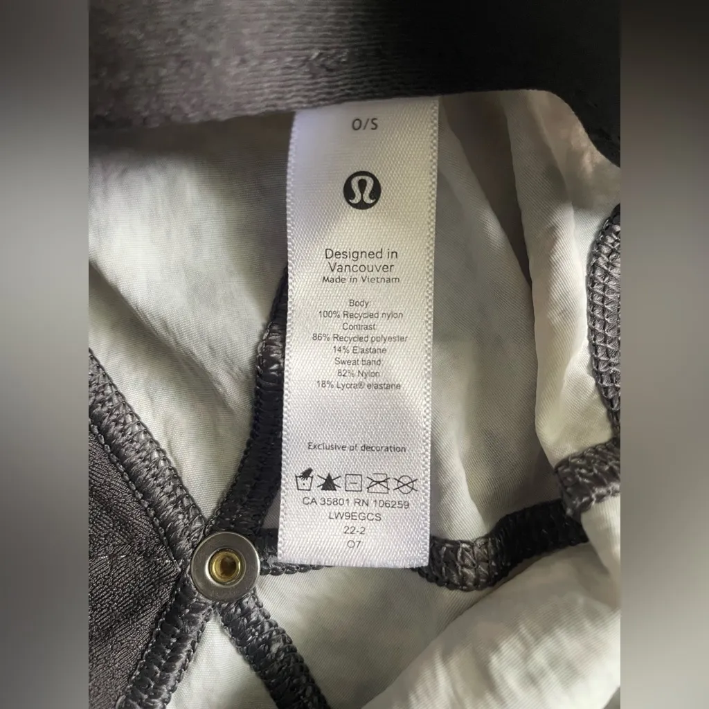 Lululemon Athletica Gray and Pink Tie-Dye Cap - Image 7