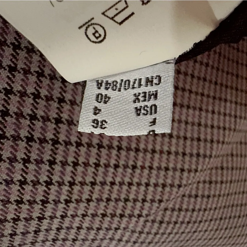 Pinko TROVATORE ROBE MANTEAUX Houndstooth Blazer Dress NWT Size 40(US4) NWT Black - Image 8