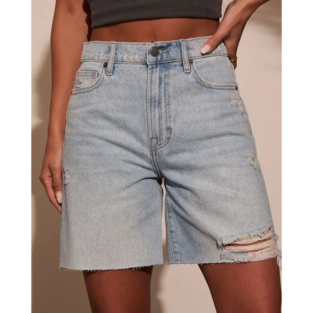 VICI Indio Denim Dad Shorts Size 27 - Image 3