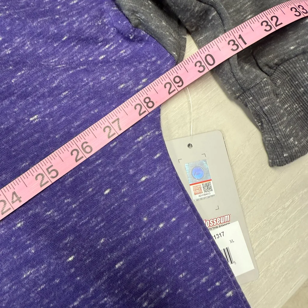 Colosseum Women‎ Size XL LSU Tiger’s pullover hoodie purple - Image 5