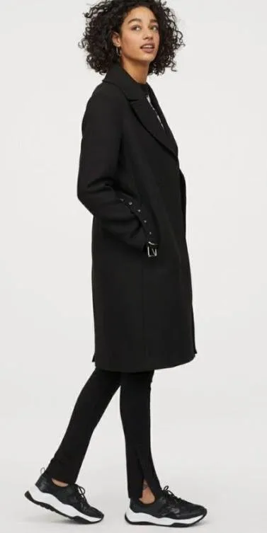 NWT  Monteco Italian Wool Blend Trench Coat - Image 2