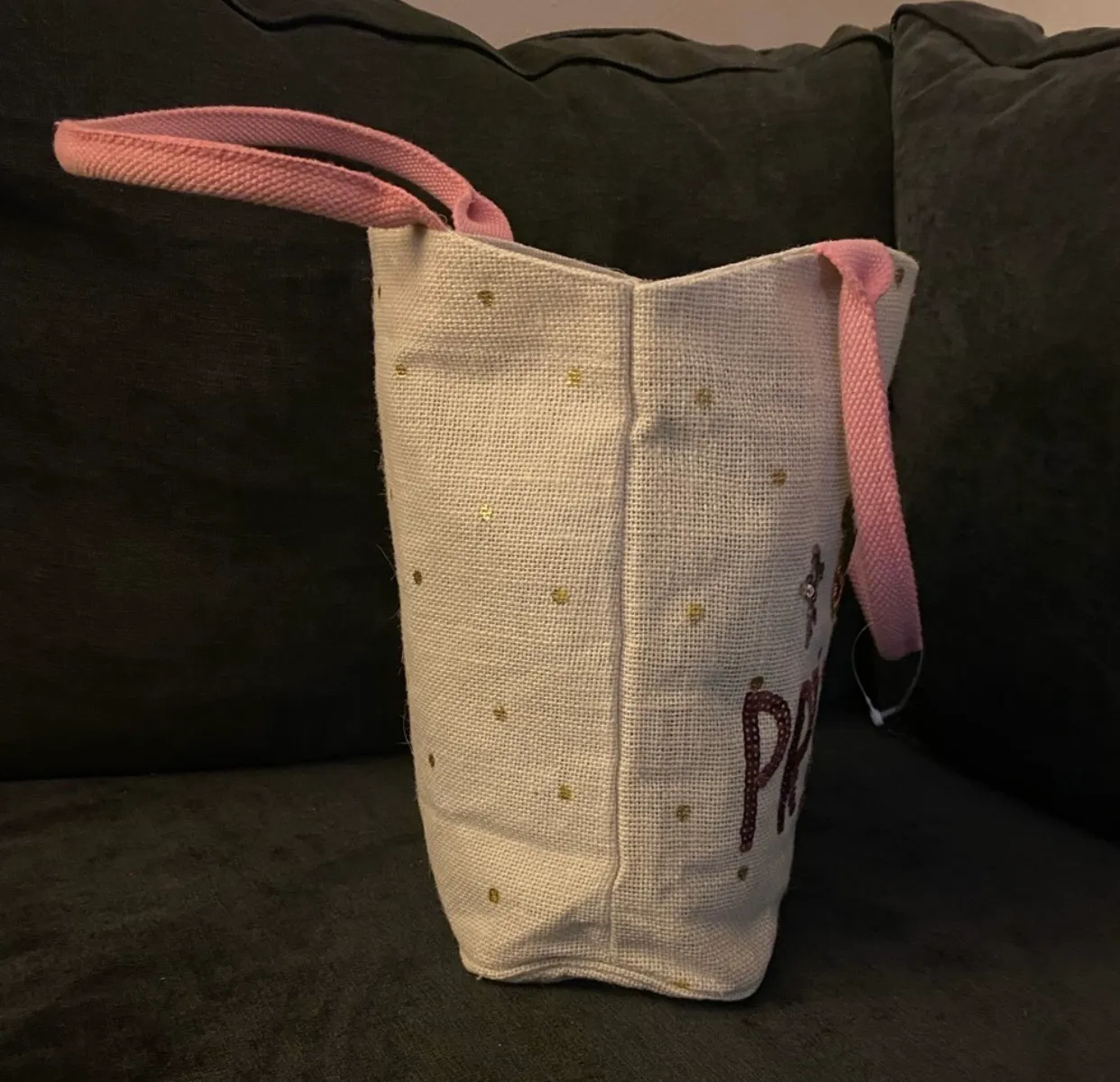 Sequined Canvas Princess Bag Multiple - Image 3