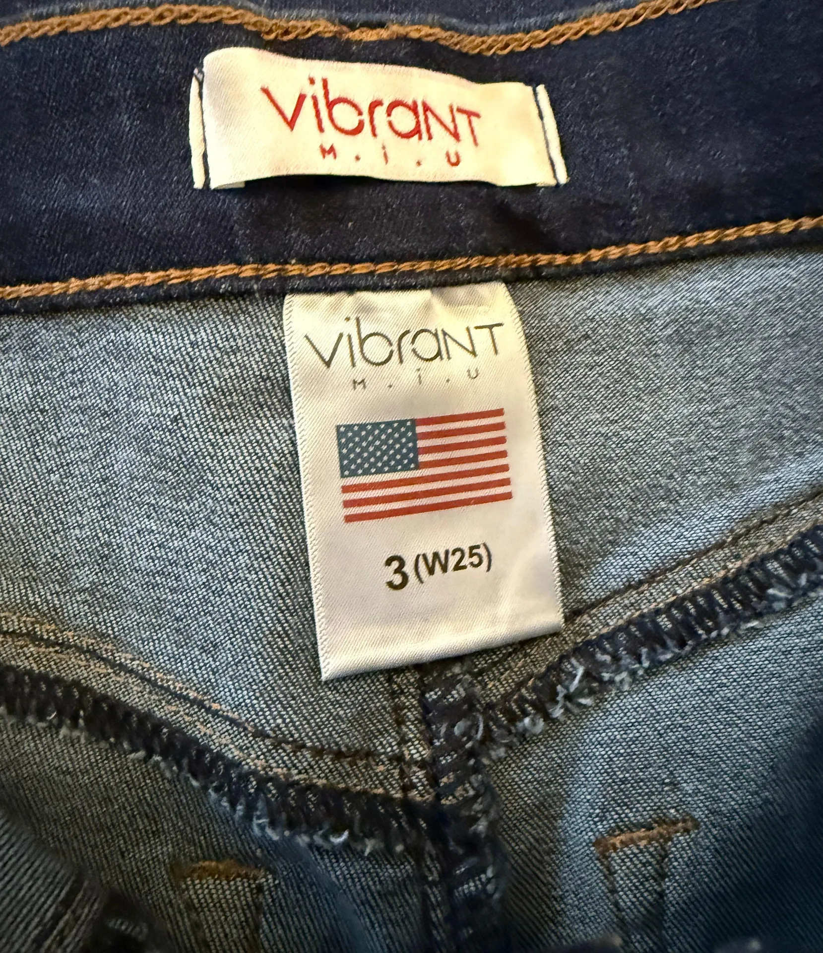 Vibrant Bell Bottom High Waist Fitted Denim Jeans Size 5 - Image 8