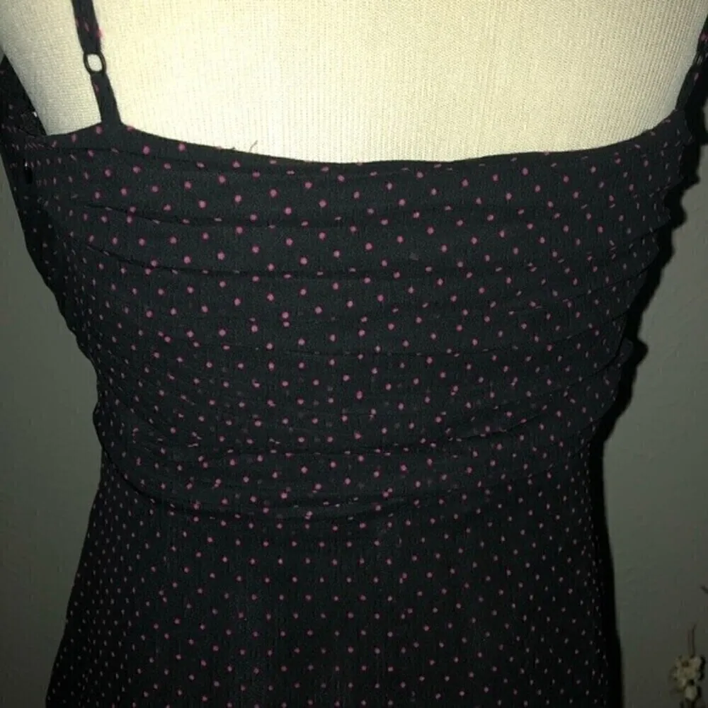 NBD  Averie Polka Dot Midi Wrap Dress Black Sz Small NWT - Image 6