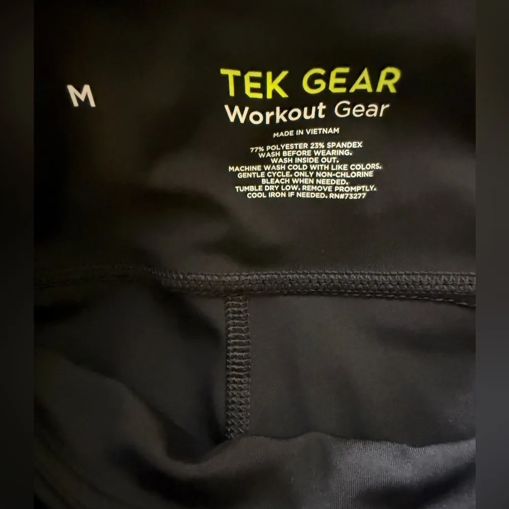 Tek Gear Workout Black Leggings Size M - Image 5
