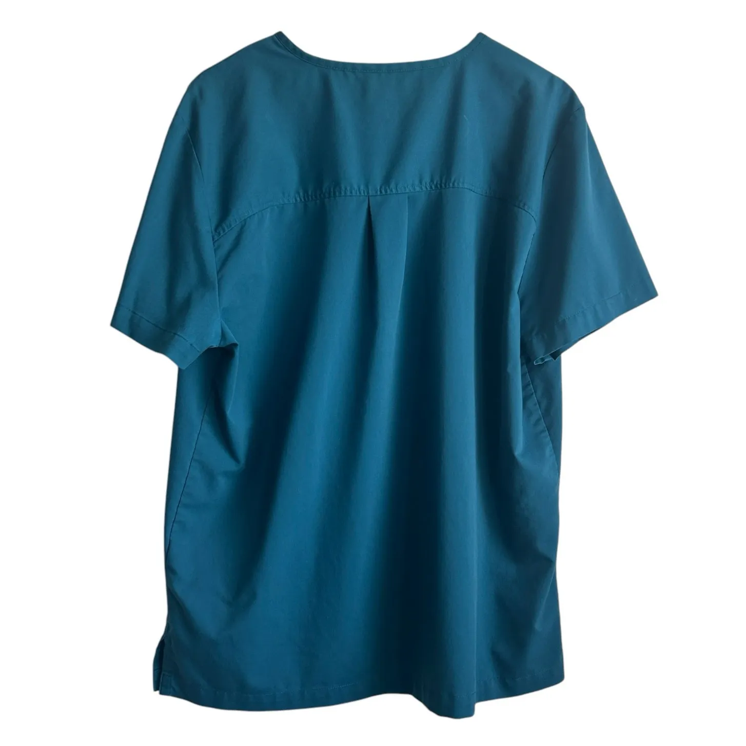 Healing Hands Women Scrub Top L Teal Medical‎ Uniform Nurse Workwear Casual Purple Size L - Image 3