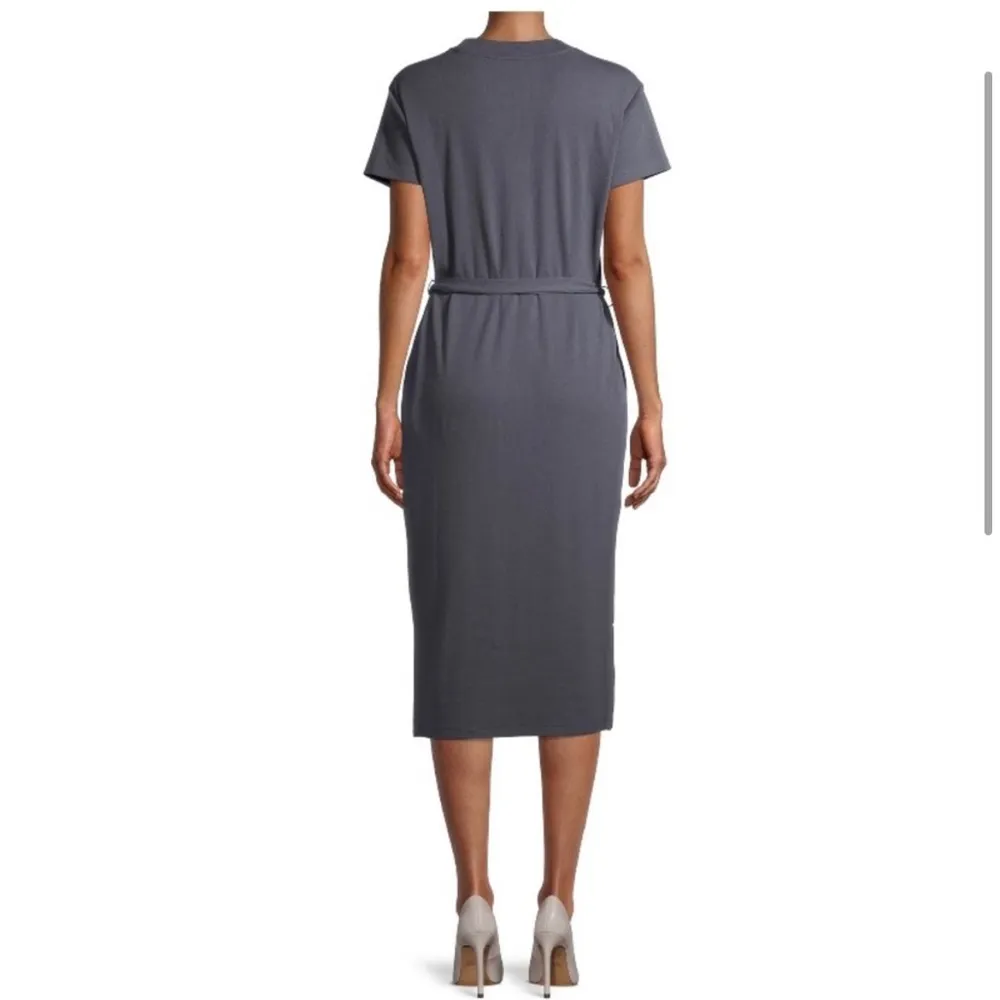 Time and Tru Women’s Knit Midi Dress with Belt - Image 3