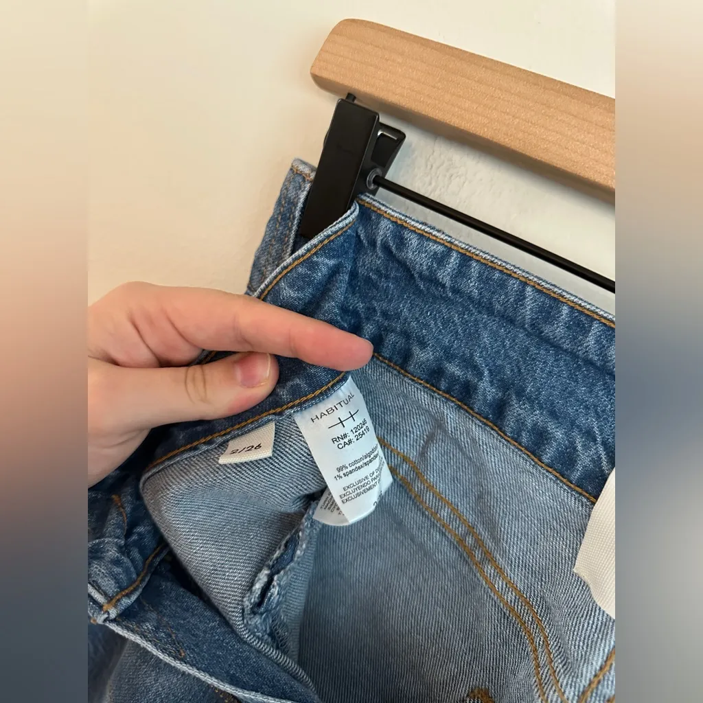 Habitual Perry High Waist Wide Leg Jeans - Size 2/26 - Image 9