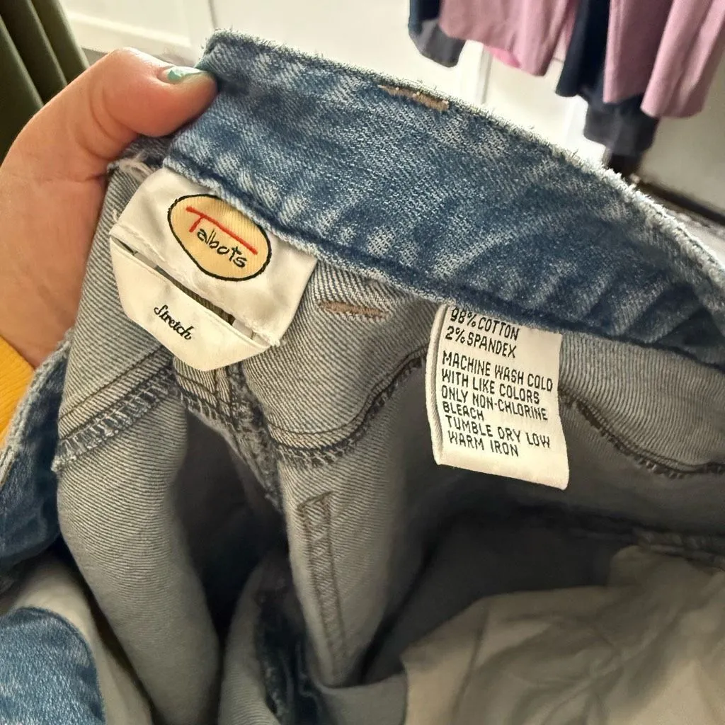 Talbots Women’s 30 Cuffed Pants Jeans - Image 4