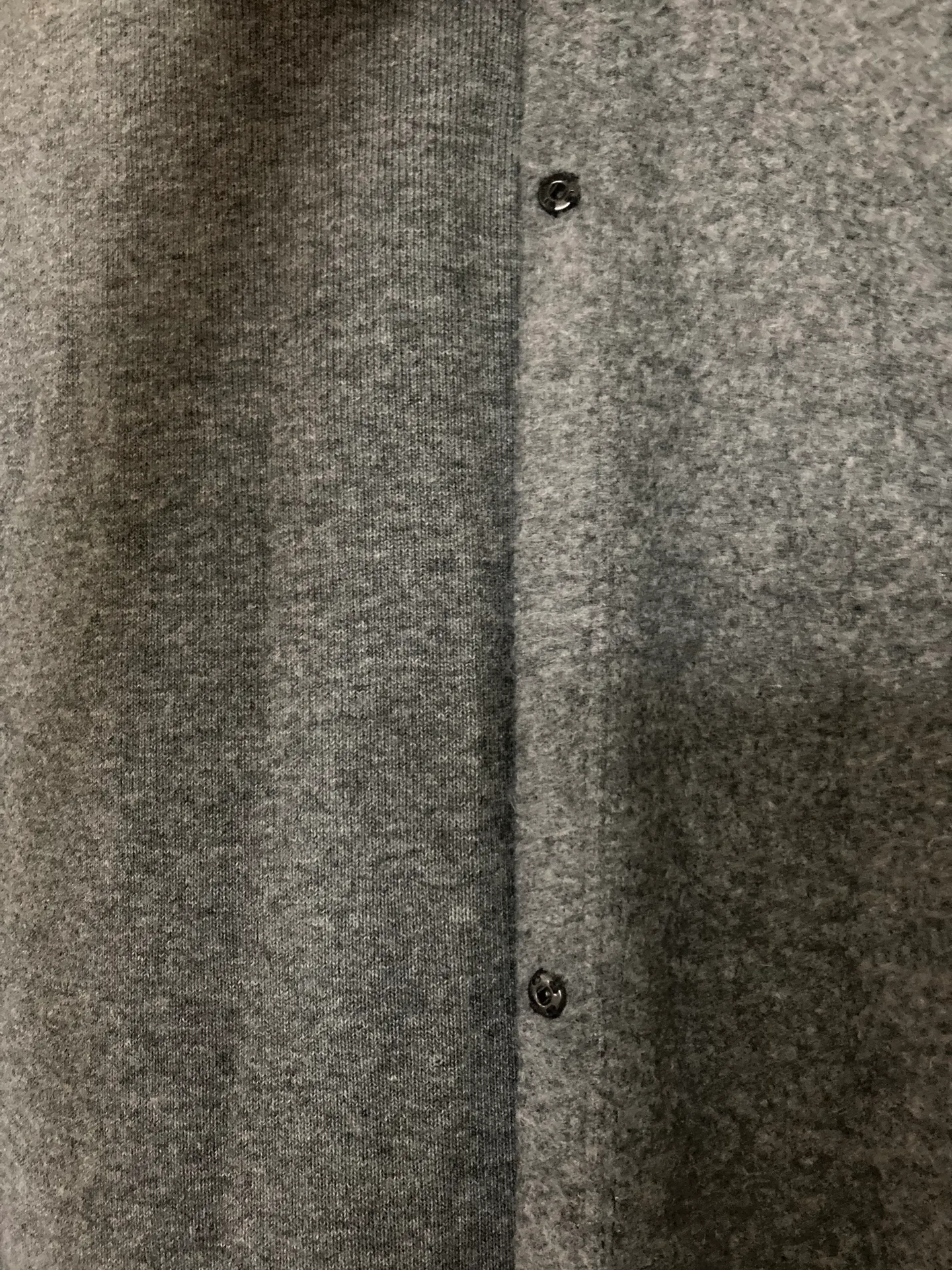 Grey Hooded Long Coat Gray Size M - Image 4