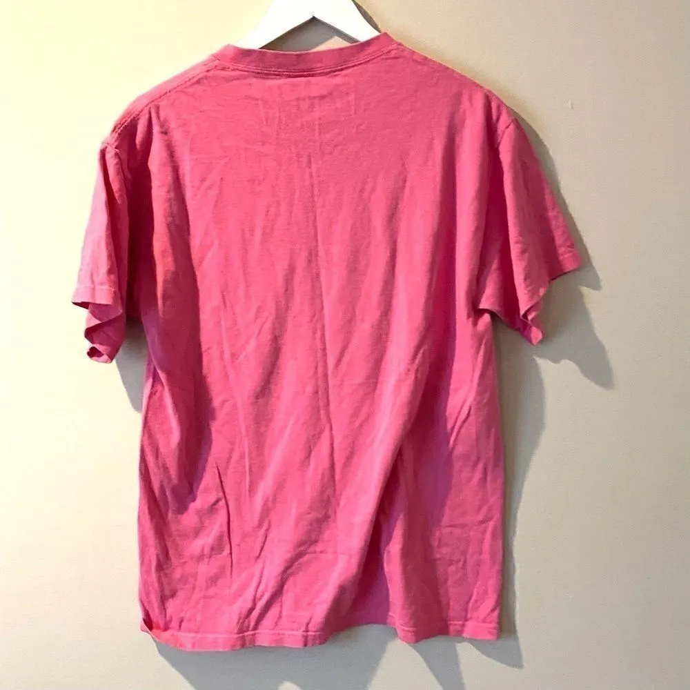 Navy Mom Pink graphic Tee medium - Image 2