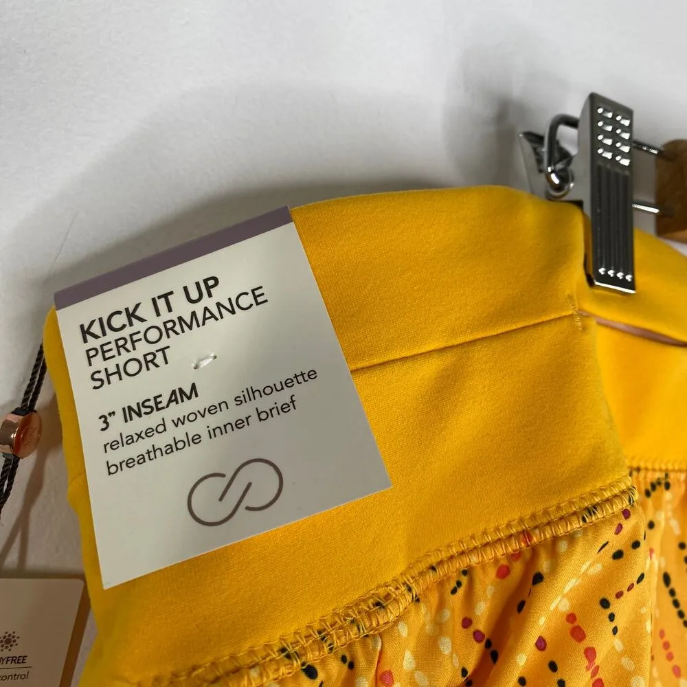 CALIA Womens Running Short Size XXL NWT Orange Training Workout 3" Inseam - Image 7