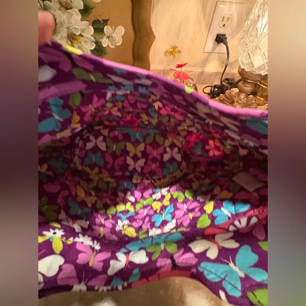 Vera Bradley Girls Mini Tote in Flutterby - Image 4