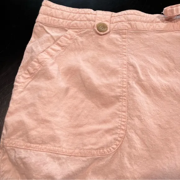NWOT Torrid‎ Blush Pink Linen Blend Mid-Rise Shorts Plus Size 24 - Image 7