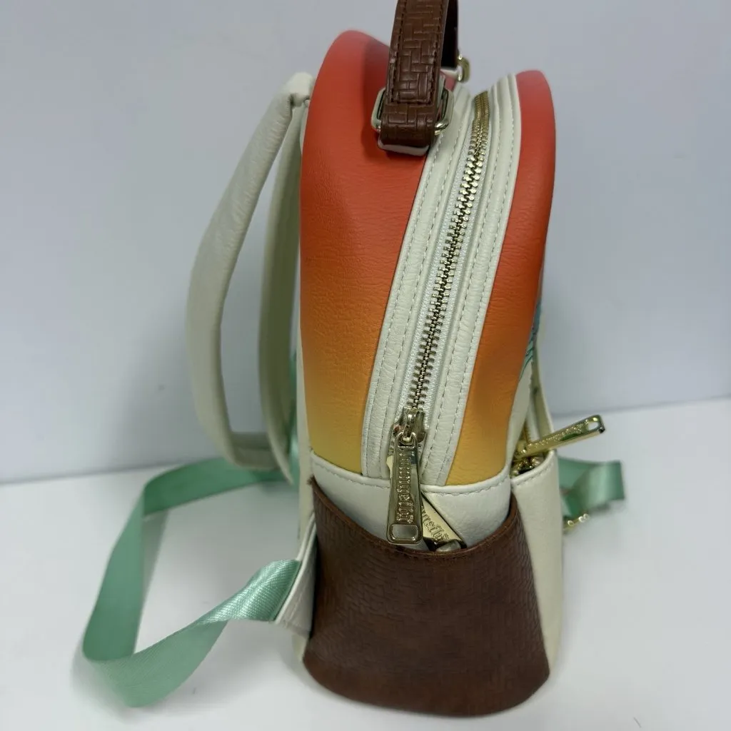 Disney Parks Loungefly Mini Backpack Mickey Minnie Summer At The Beach 2024 - Image 2