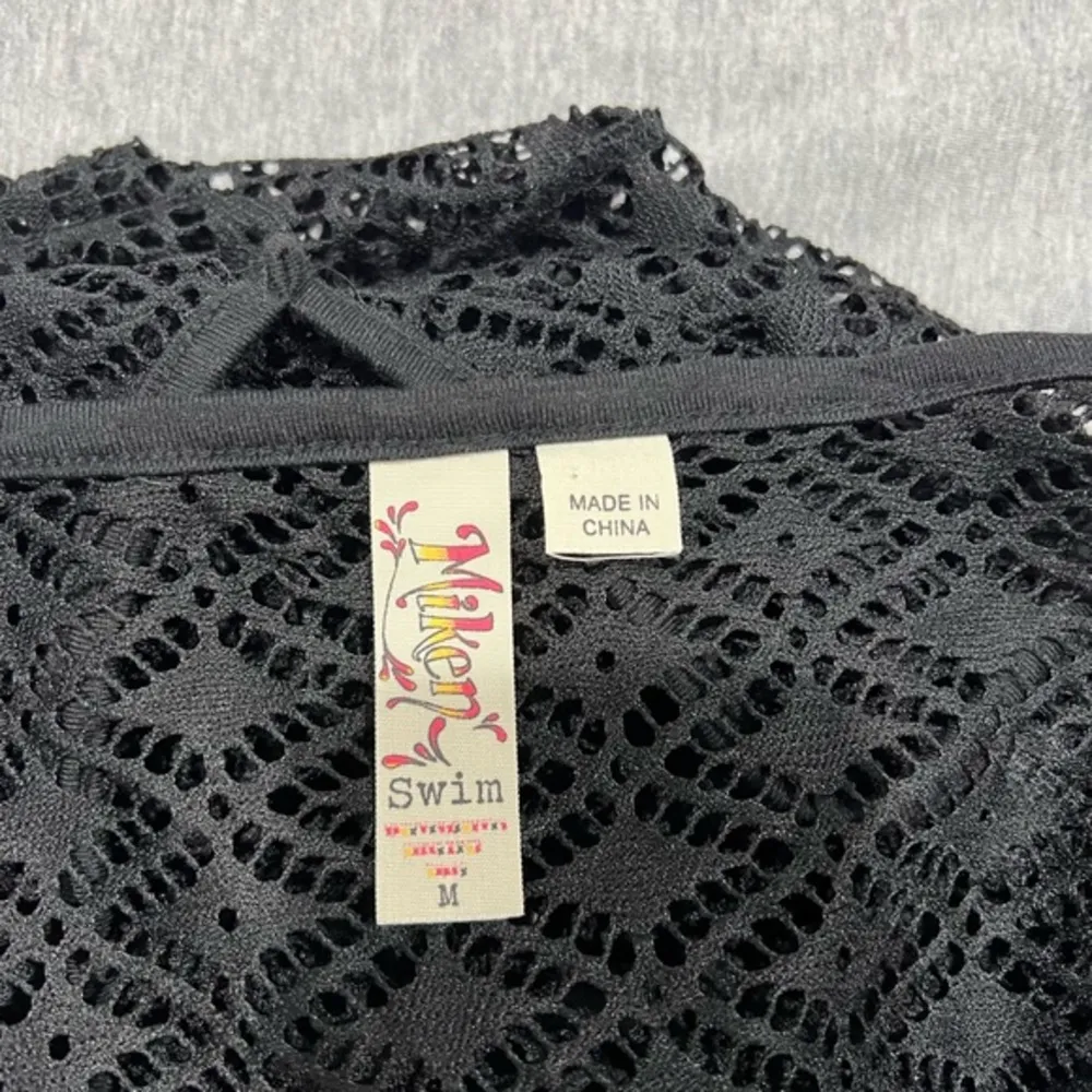 Miken Swim‎ coverup . Size M Black Size M - Image 4