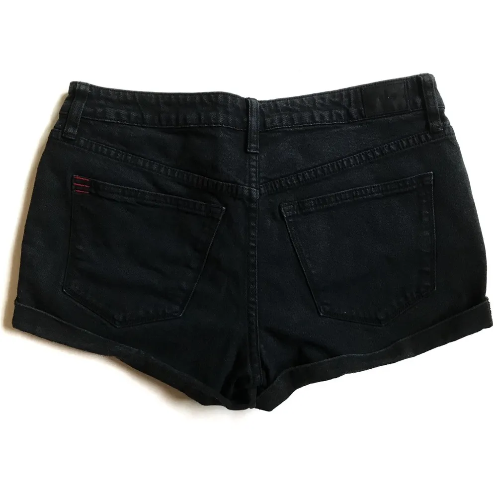 BDG Black Denim Mid Rise Shortie 28W - Image 2