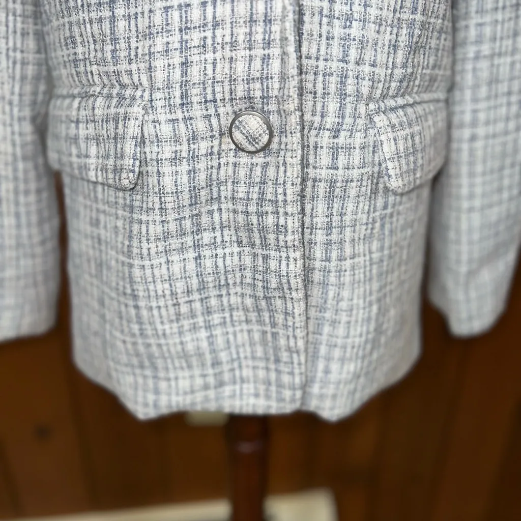 Awesome 7 For All Mankind Plaid Chenille Blazer! - Image 4