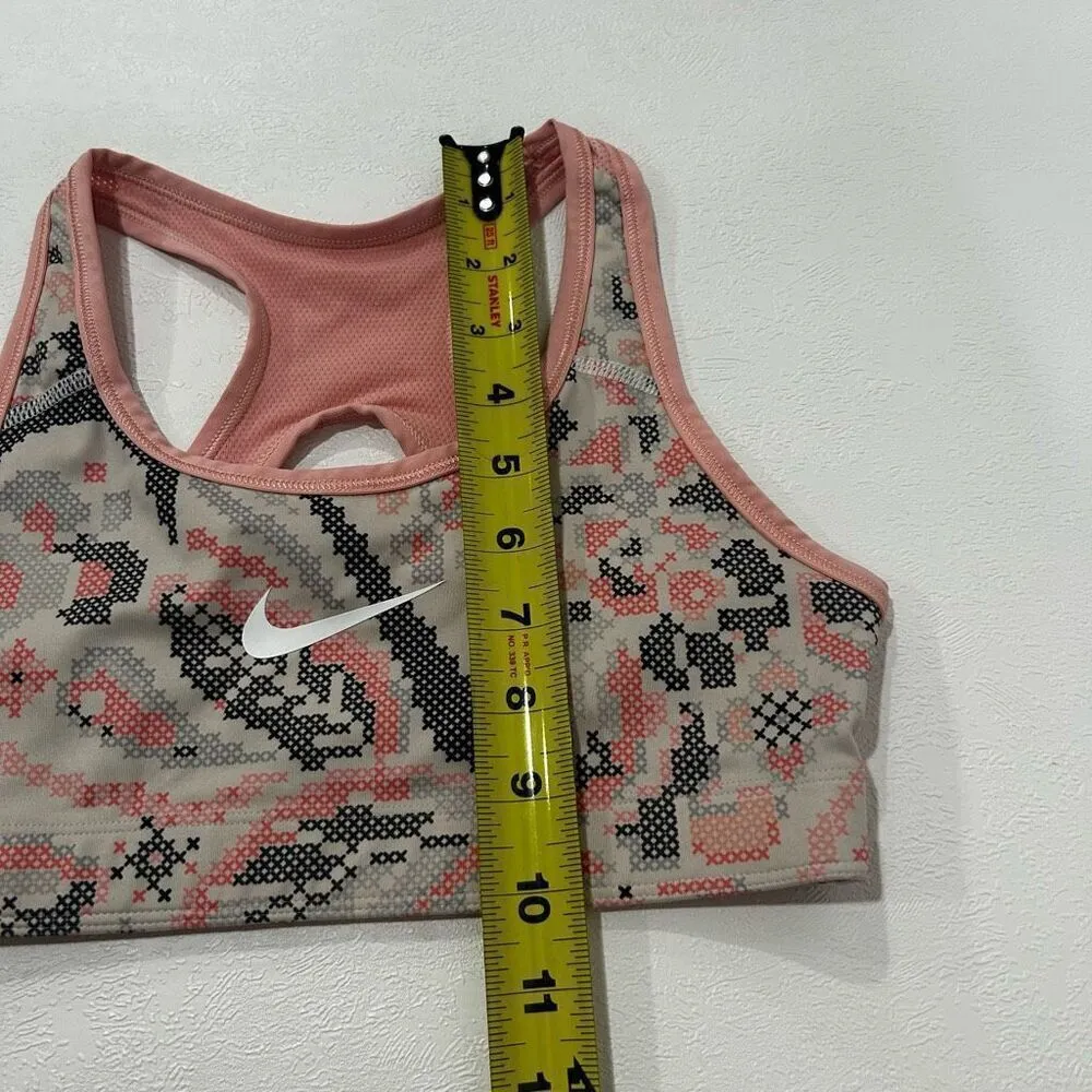 Nike Reversible Sports Bra (Women’s Small/Medium) – Pink & Patterned - Image 8