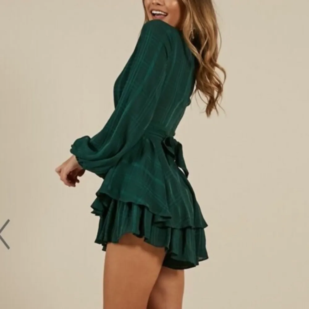 SHOW PO On Rotation Playsuit Green Ruffle - Image 3