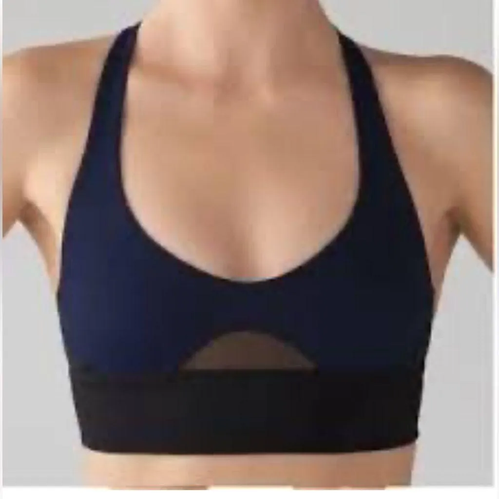 Lululemon Athletica Teal and Black swim top. - Image 2