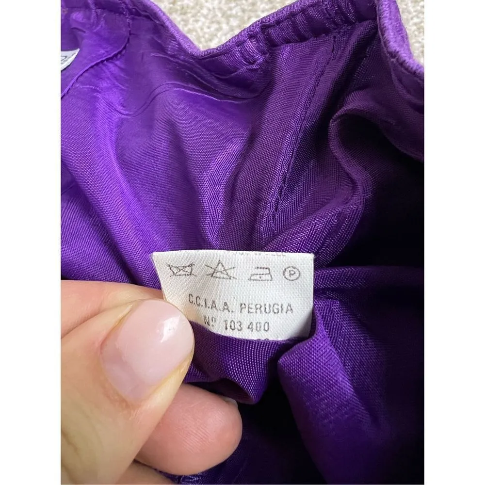 Vintage La Squadra Monte Carlo Womens purple skirt SIZE XS/S Purple - Image 10