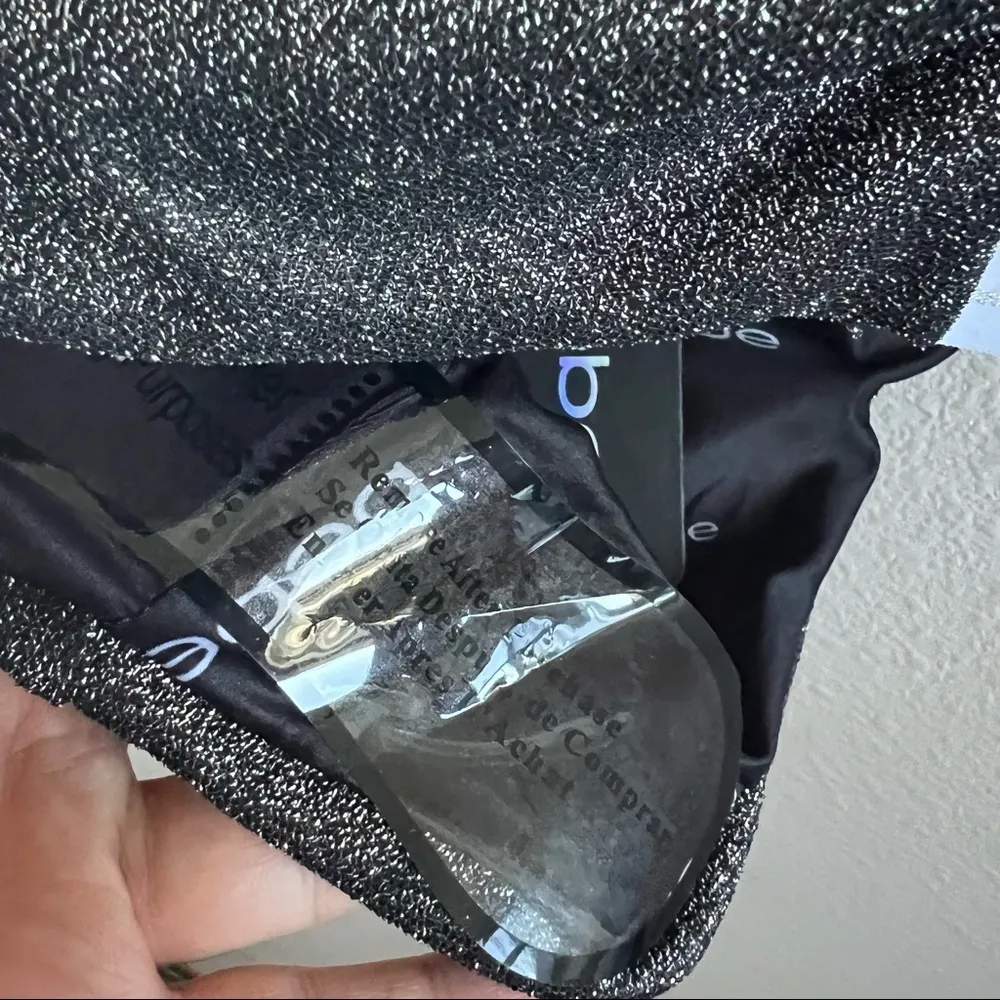 NWT Bebe Metallic One Piece Strappy Side Swimsuit Small - Image 13