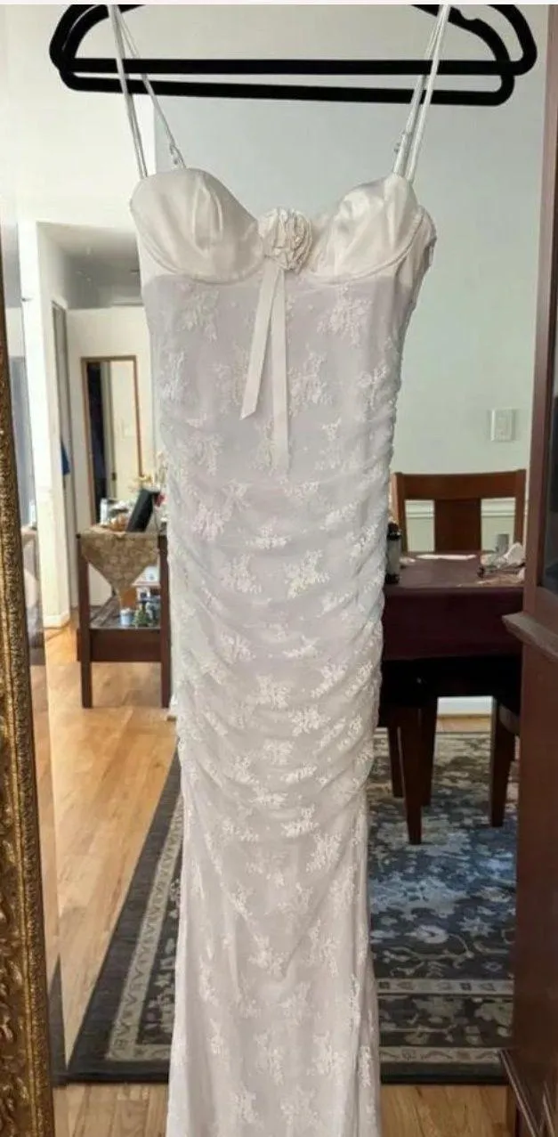 Leonie Lace Maxi Dress Xxs - Image 3