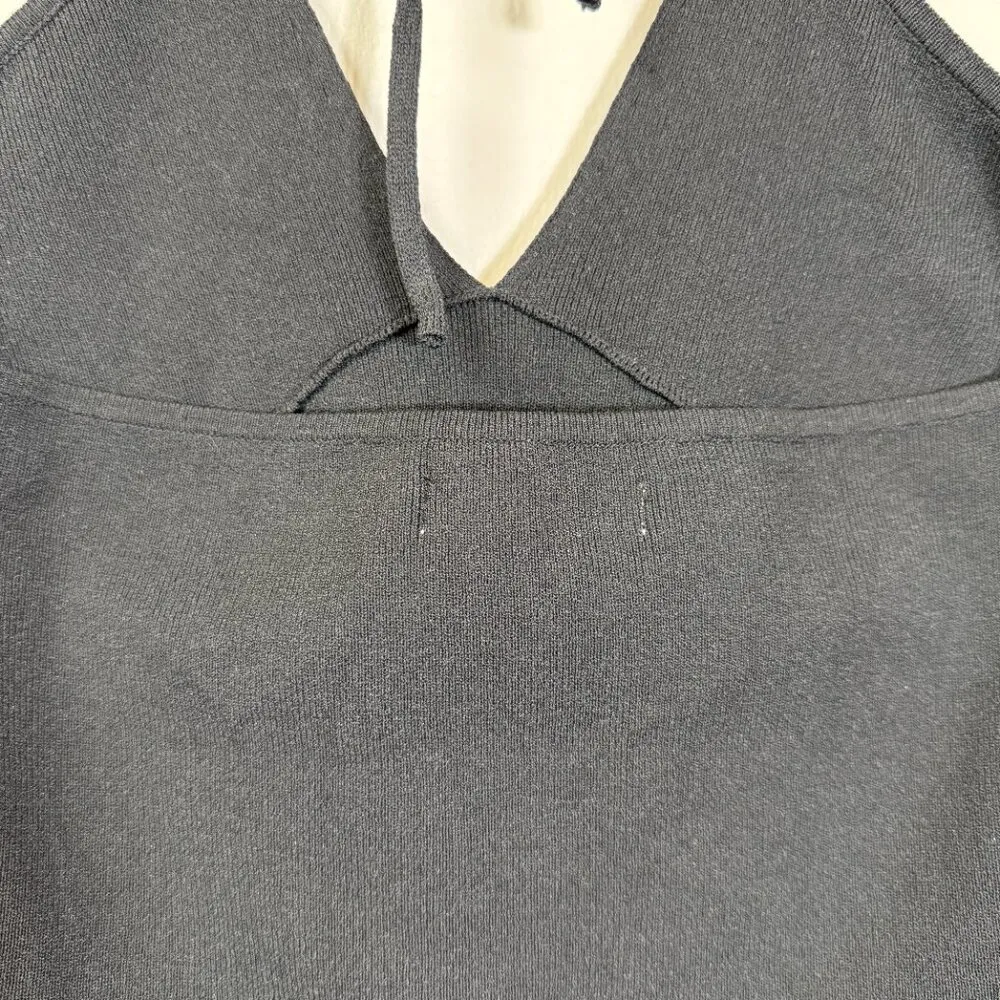 Mango Halter Bodycon Mini Dress Women's XS Black Cocktail Party Going Out NWOT - Image 10