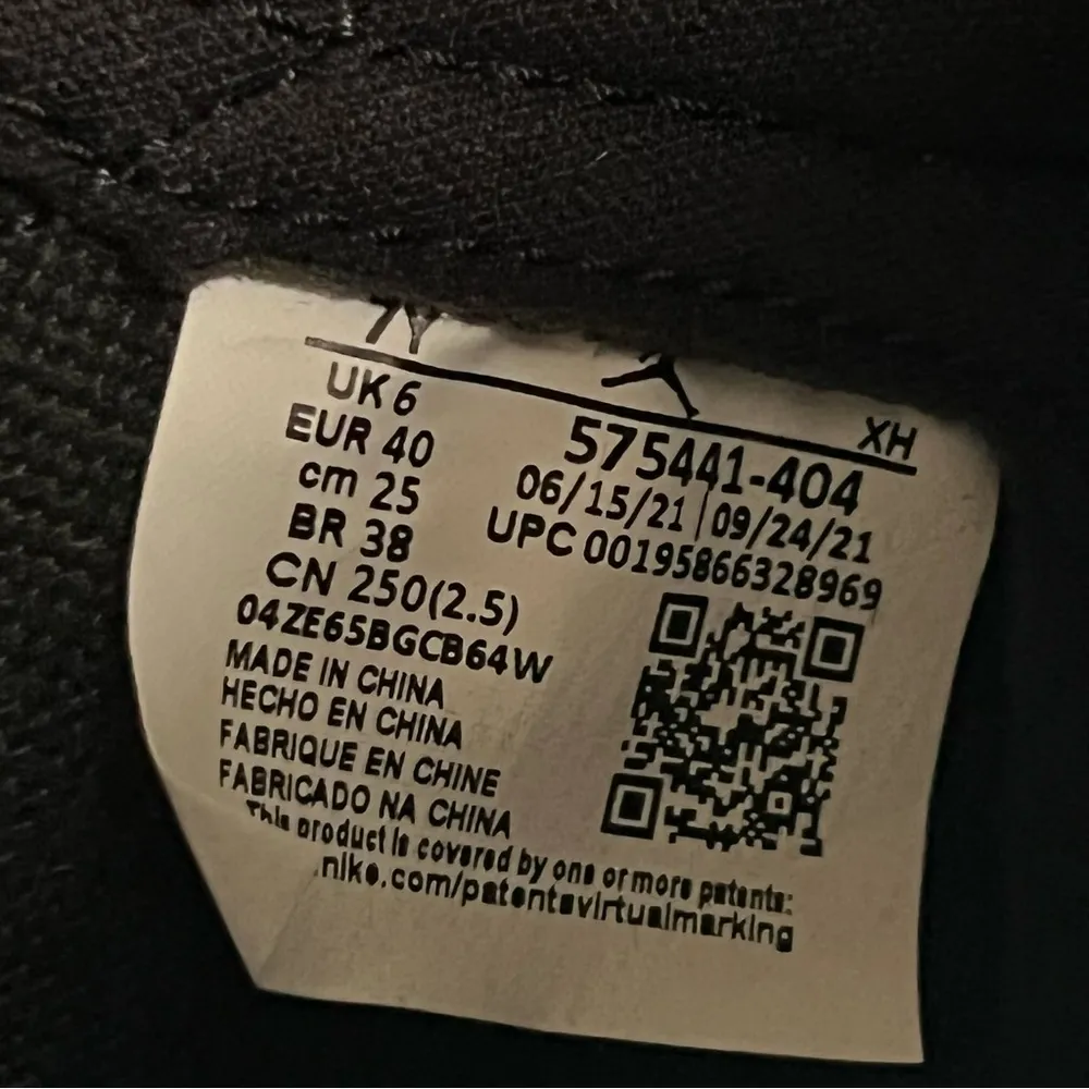 NWB Air  1 Retro High OG Dark Marina Blue GS Sneakers - Image 7