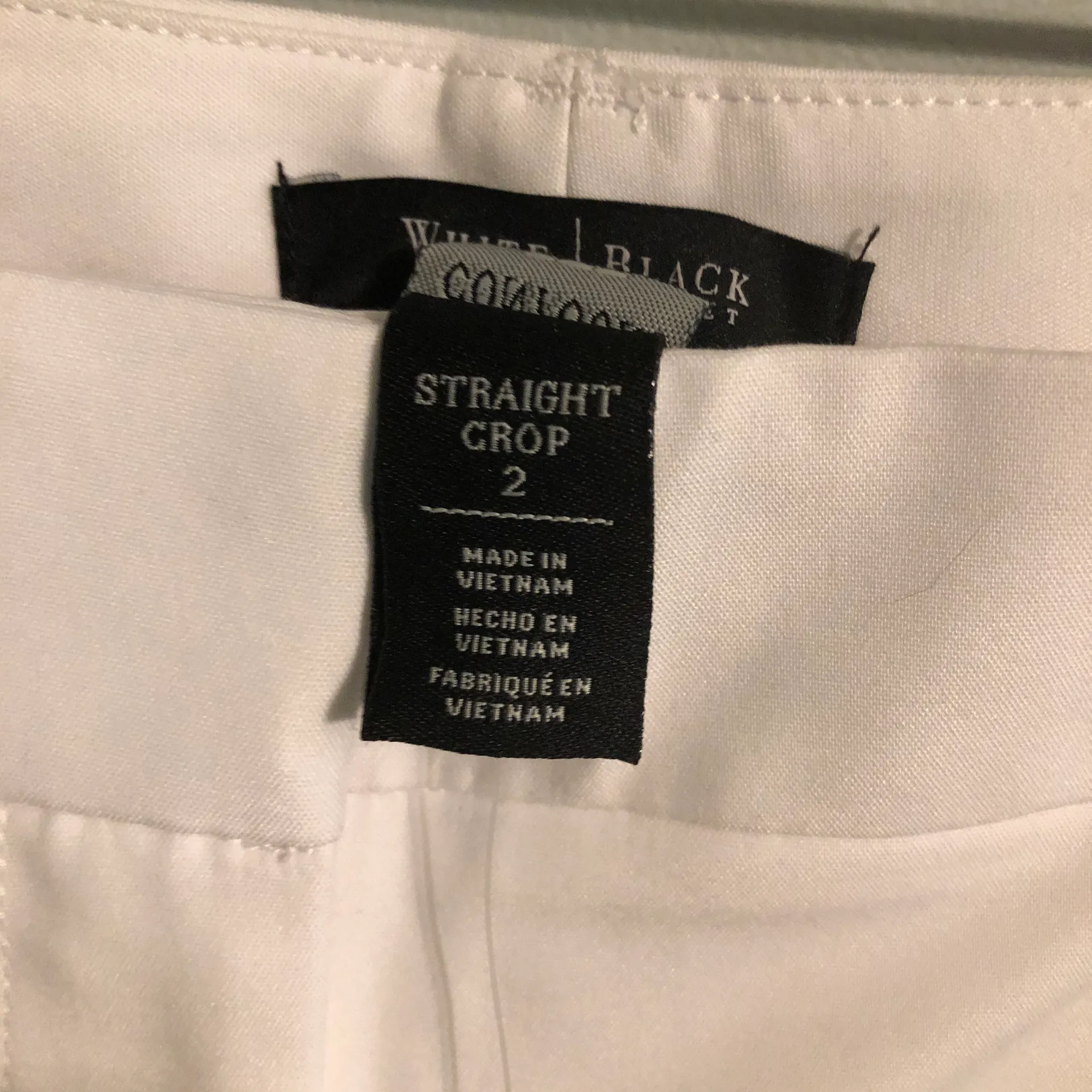 NWT WHBM white crop pants size 2 - Image 9