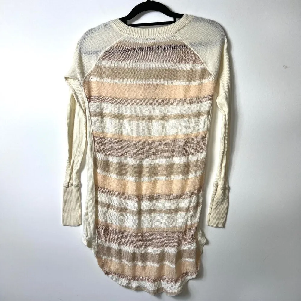 Free people we the‎ free long knit tunic thermal top women’s size small - Image 7