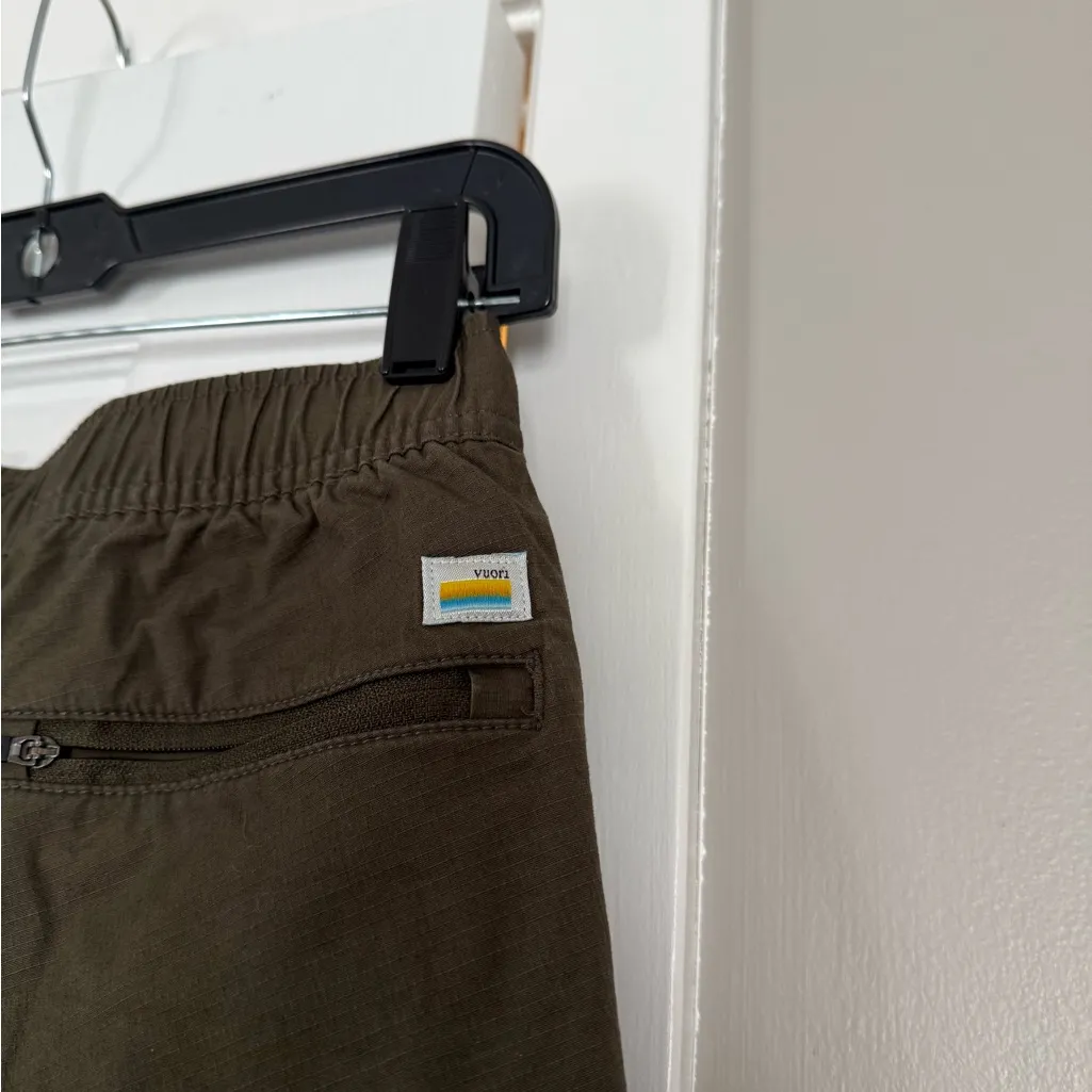 Vuori Olive Athletic Olive Cargo Jogger Pants Outdoor Hiking - Image 9