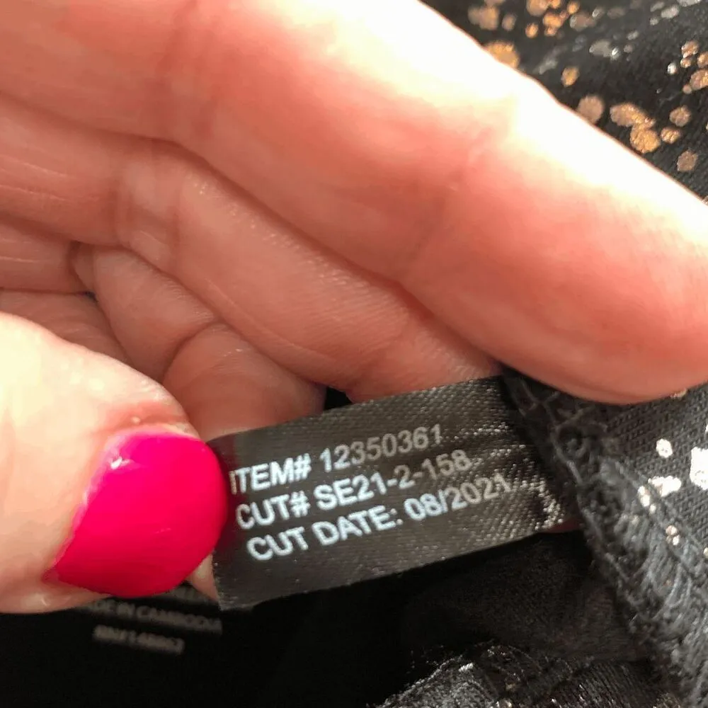 Torrid Pull On Casual Metallic Pant Size 12/Large - Image 2