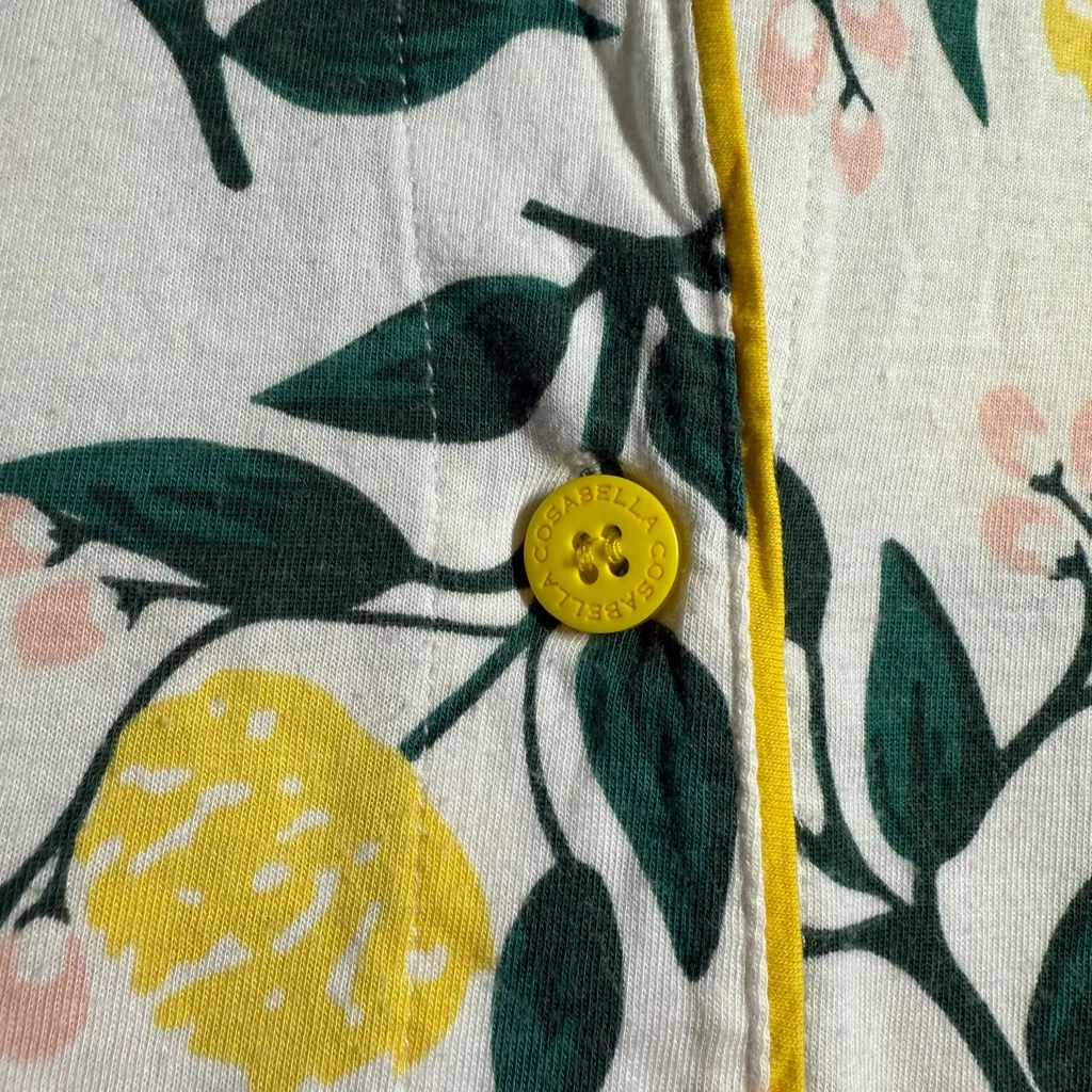 Cosabella Floral Pajama Top Size Medium - Image 3