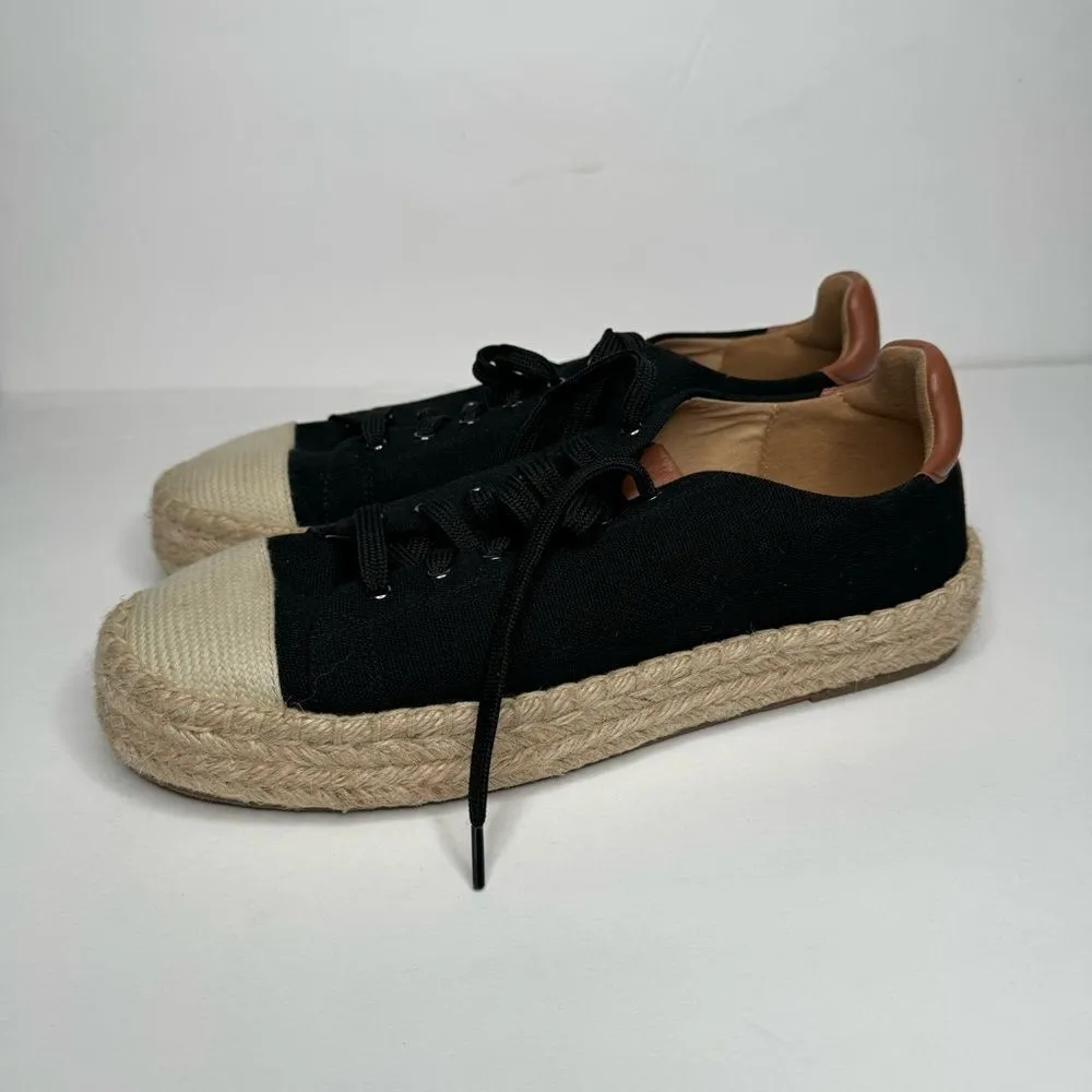 Linea Paolo Silva Espadrille Sneaker size 11 Black - Image 4