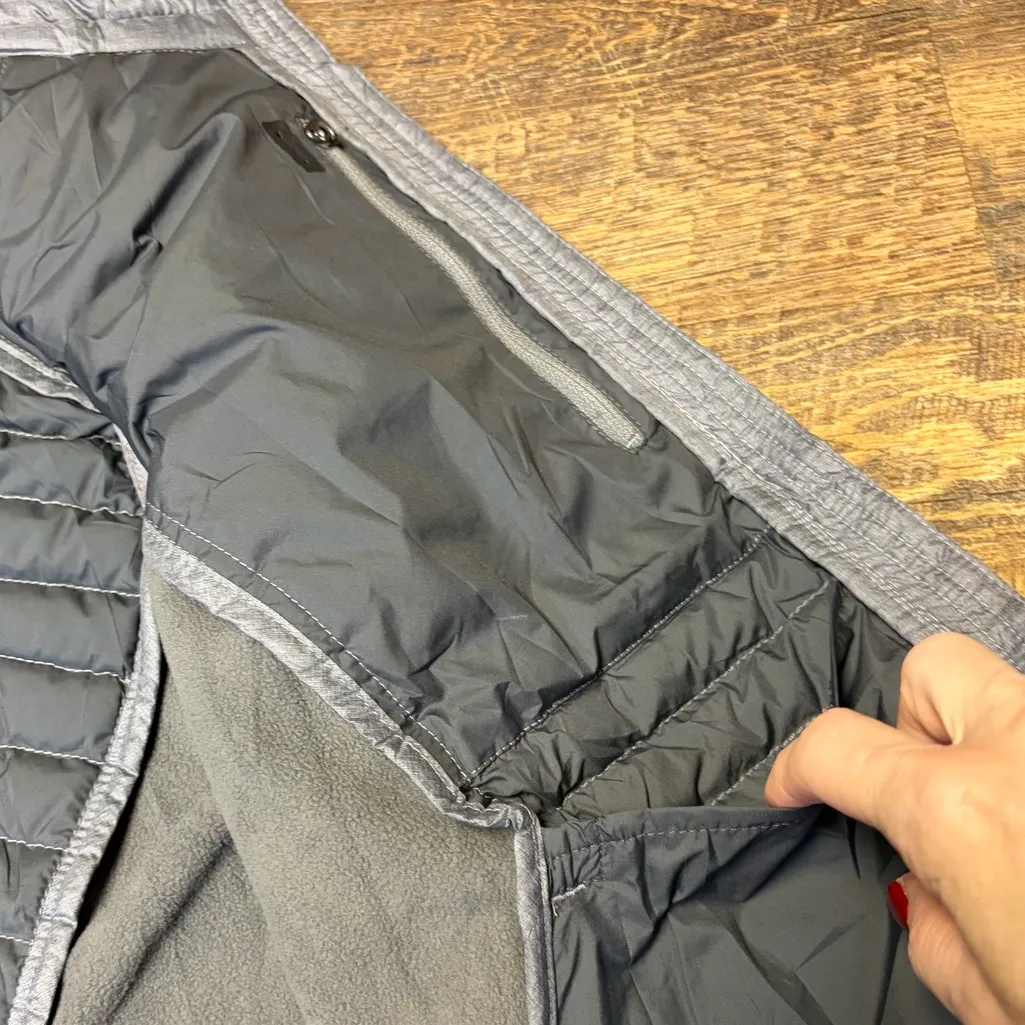 Eddie Bauer First Ascent Vest Womens Large Stormdown 800 Down Gray Puffer - Image 11